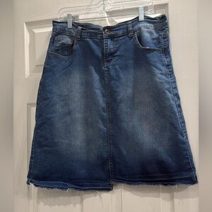 Stylish Blue Denim Skirt